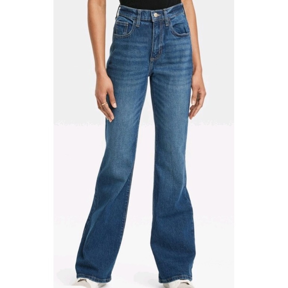 Universal thread Women's High-rise flare blue jeans size 14 long